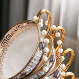 Service à Thé en Porcelaine <br> Russe 1,1L