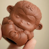 Porte Encens Argile <br> Compagnon de Thé Singe