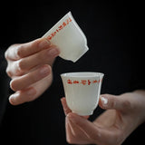 Petite Tasse Porcelaine <br> Peinte à la main 40ml