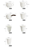 Petit pichet en porcelaine <br> 200 à 400 ml