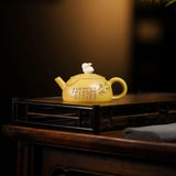 Théière Chinoise en Terre Cuite Jaune <br> Yixing 120ml