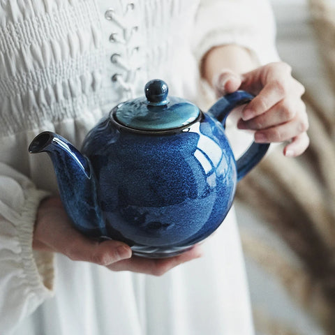 Grande Théière Bleue