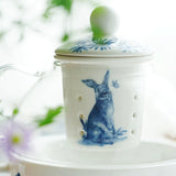 Théière égoïste originale <br> Verre et porcelaine 400ml
