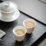 Petite Tasse Porcelaine <br> Peinte à la main 40ml