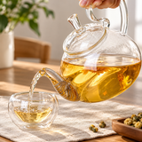 Théière en Verre Design <br> 600 ml - 1,2 l