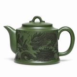 Théière chinoise en argile de Yixing <br> Verte 280 ml