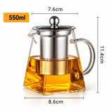 Théière Carrée en Verre <br> 550-950ml