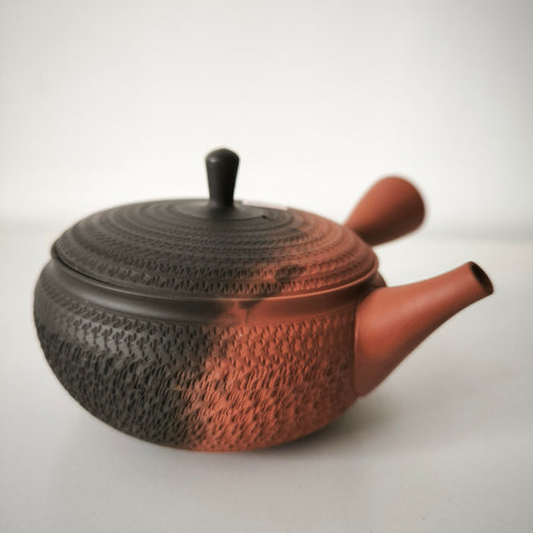 Théière Tokoname <br> Kyusu Rouge et Noir 310ml
