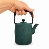 Théière en Fonte Verte du Japon <br> Wazuqu Wabi 600ml