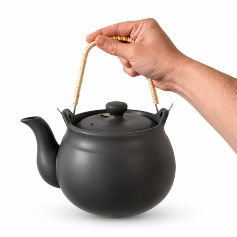 Bouilloire en céramique japonaise <br> Dobin Tokoname 1.8 L