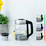 Bouilloire Théière Température Réglable <br> Verre 1,7L