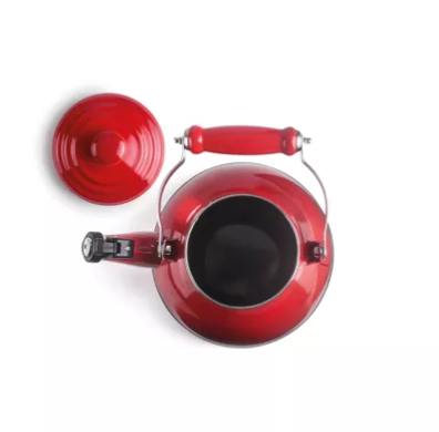 Bouilloire émaillée Rouge <br> Induction 2,4L