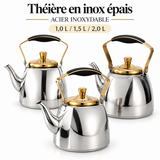 Théière Inox avec filtre <br> 1L/1.5L/2L