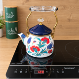 Çaydanlık Turc Émaillé <br> Bouilloire Compatible Induction 2,1 L