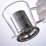 Théière en Verre avec Filtre Inox <br> de 550 à 1300ml