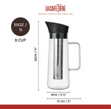 Carafe pour Thé Glacé <br> Verre 1L