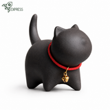 Figurine de Thé <br> Chat en Argile