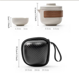 Théière de Voyage Chine <br> Service 2 tasses