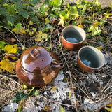Théière en Céramique Artisan <br> et tasses 460ml