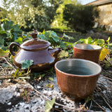 Théière en Céramique Artisan <br> et tasses 460ml