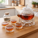 Service à Thé en Verre