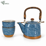 Service à thé Japon <br> Théière 350 ml et 2 tasses