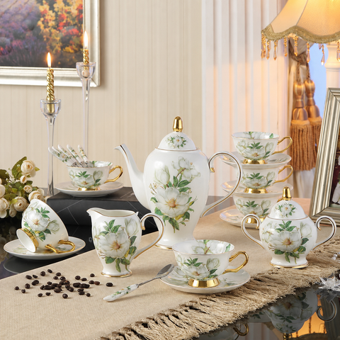Service à Thé Anglais <br> Porcelaine 1L