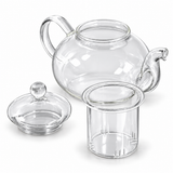 Service à thé en verre <br> 6 tasses double paroi 600ml