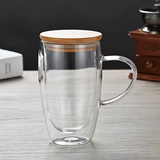 Tasse Double Paroi Avec Couvercle <br> 250ml/350ml/450ml