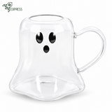 Tasse Halloween Fantôme <br> verre 500ml