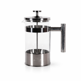 Théière A Piston Verre et Inox