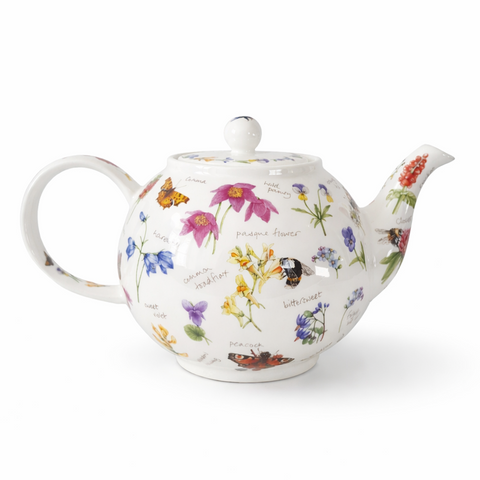Théière Anglaise à Fleurs