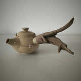 Théière en Céramique <br> Manche en Bois 130ml