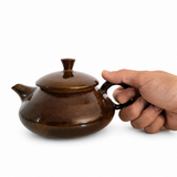 théière artisanale en grès