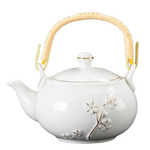 Théière en Porcelaine Blanche <br> Avec Filtre 660ml