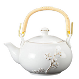 Théière en Porcelaine Blanche <br> Avec Filtre 660ml