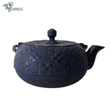 Théière Bleue en Fonte Japonaise <br> Hōseidō Kasuri 300ml