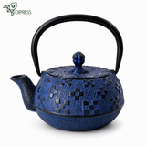 Théière Bleue Fonte