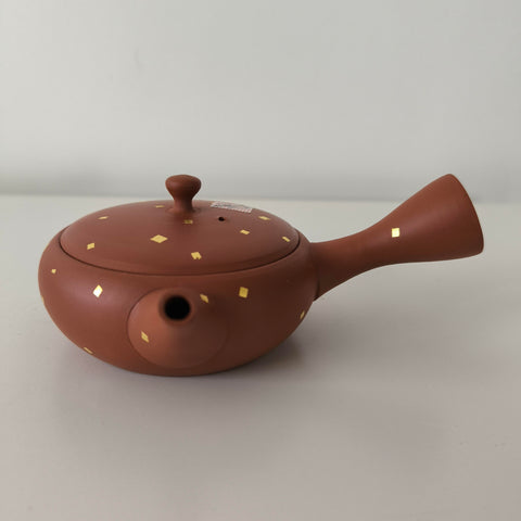 Théière Japonaise Tokoname <br> Dorée 150ml