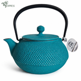 Théière en Fonte Bleu Turquoise