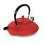 Théière Japonaise en Fonte Rouge
