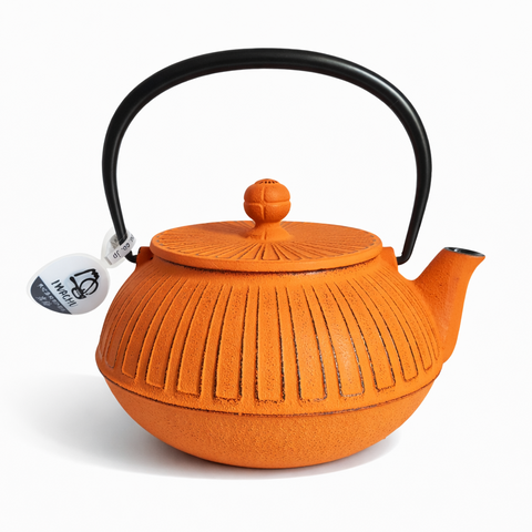 Théière en Fonte Orange