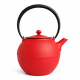 Théière Rouge en Fonte Japonaise
