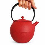 Théière Rouge en Fonte