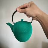 Théière en Fonte Turquoise <br> Wazuqu Mayu 550ml
