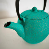 Théière en Fonte Turquoise <br> Wazuqu Mayu 550ml