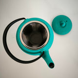 Théière en Fonte Turquoise <br> Wazuqu Mayu 550ml