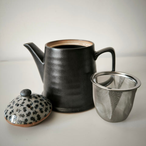 Théière en Grès du Japon <br> Filtre Inox 450ml