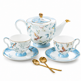 Théière en Porcelaine Anglaise <br> et Tasse 440-900ml