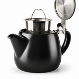 Théière en porcelaine noire